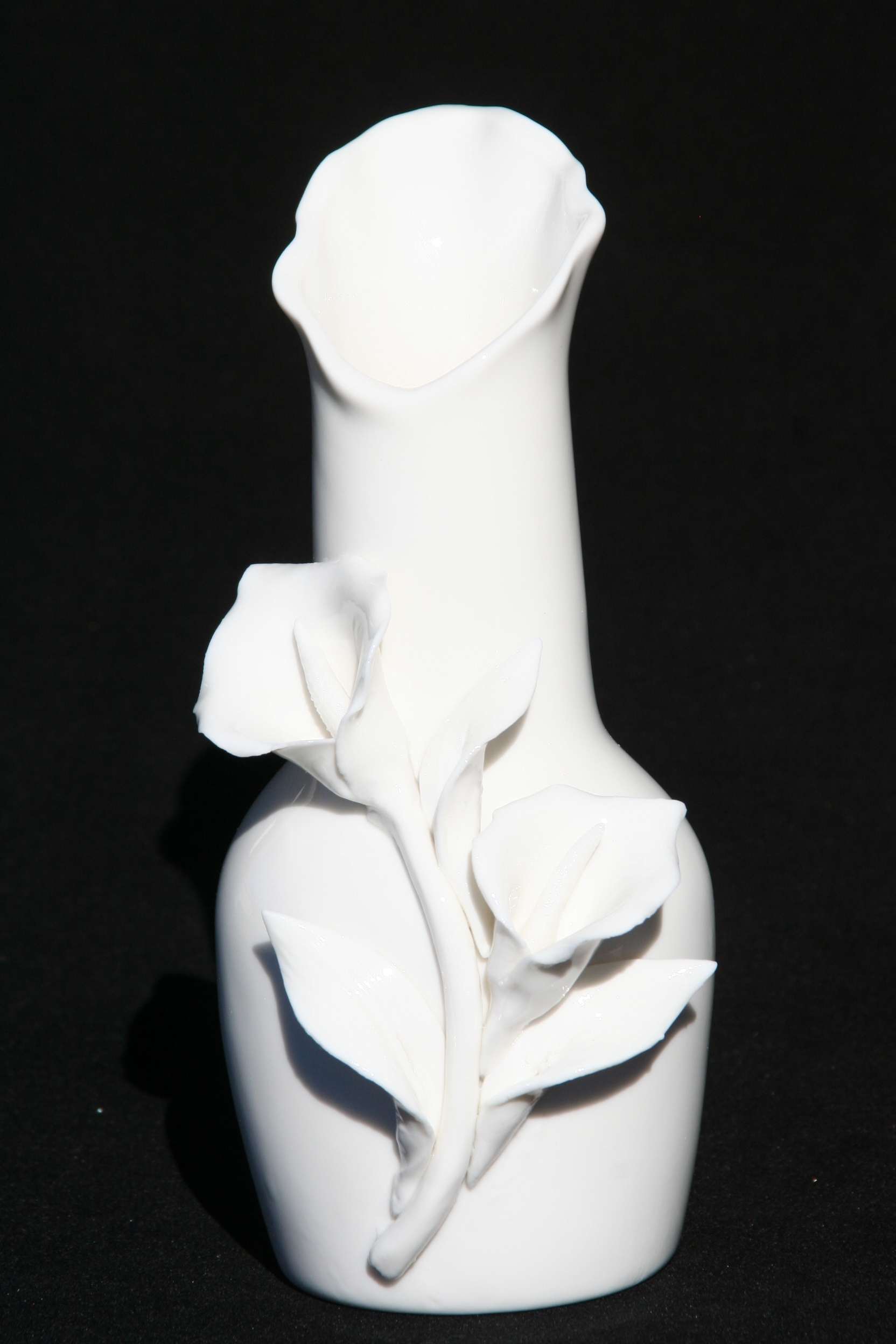 Casa Lily Cavalier White Vase